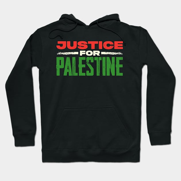 Justice For Palestine Hoodie by Distant War